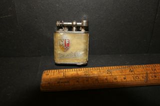 Antique / Vintage Lift Arm Lighter From Geneve / Geneva Switzerland Souvenir