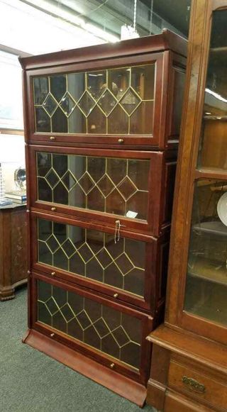 Lawyers Bookcase - Leaded Glass 2