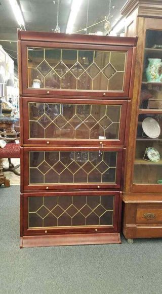 Lawyers Bookcase - Leaded Glass 3