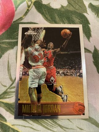 Michael Jordan 1996 - 97 Topps Chrome Card 139