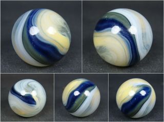 Vintage Marbles Akro Agate Hybrid/blended Popeye 5/8 Or 0.  63 Stellar
