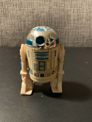Vintage Star Wars 1977 R2d2 Clicking Dome Intact Sticker Coo Hk