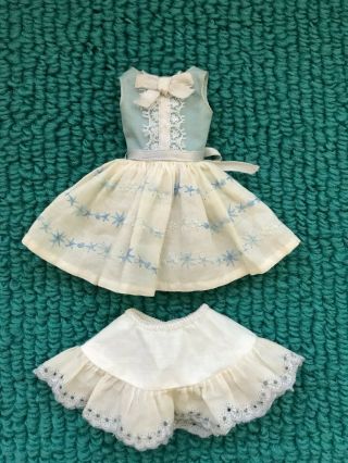 Vintage Barbie Skipper 1919 Happy Birthday Dress & Slip (1965)