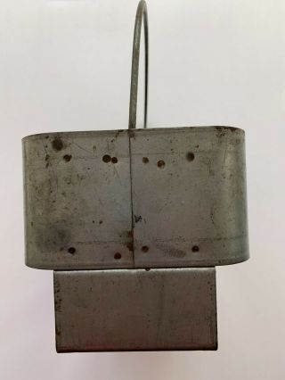 Vintage Coca - Cola steel metal bottle holder carrier 6 pack 3