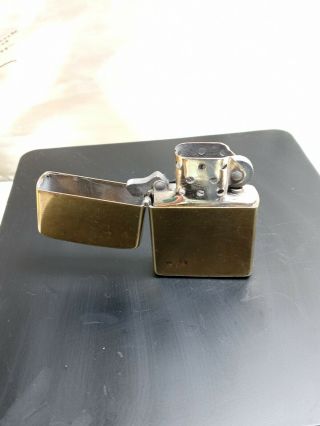 Vintage 1932 - 1984 Commerative Zippo Lighter Brass