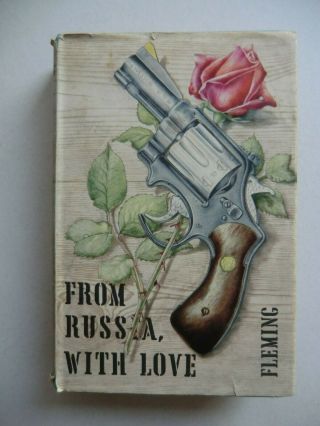 Vintage James Bond - From Russia With Love By Ian Fleming Hardcover With Dust Ja