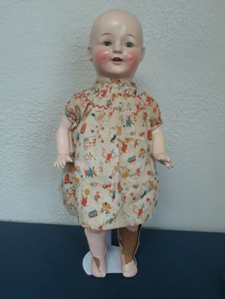Vintage Antique E.  I.  H.  Co Horsman 19 1/2 " Composition Hard Plastic Doll,  Teeth