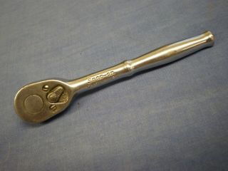 Vintage Snap - On Tools Socket Wrench Gm - 70 - M Midget Ratchet 1/4 " Drive 4 - 1/2 " Usa