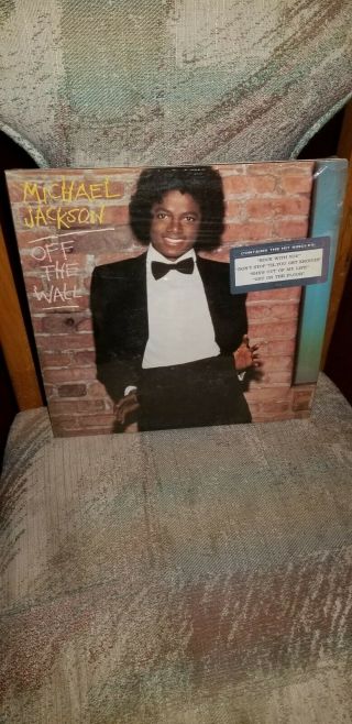 Vintage,  Michael Jackson " Off The Wall " Lp.  In Shrink.  Play