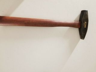 Vintage Plumb 12 Ounce Cross Pein Hammer With Hickory Handle