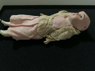Vintage/antique Doll.  German Bisque Head Marked 1909 DEP 13/o,  Wood Arms And Legs 3