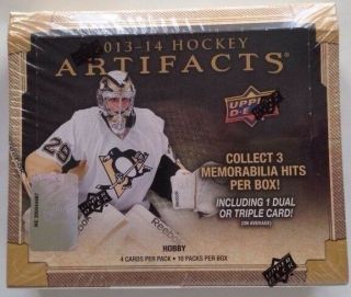 2013 - 14 Upper Deck Artifacts Hockey Hobby Box 3hit (rookie Auto Crosby Gretzky) ?
