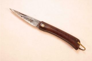 Vintage Friedr Herder Abr.  Sohn Germany Rosewood Folding Pocket Knife No Res