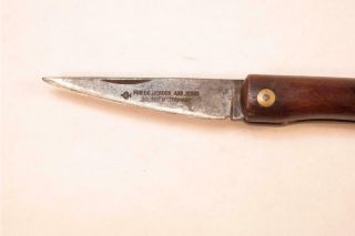 Vintage Friedr Herder Abr.  Sohn Germany Rosewood Folding Pocket Knife No Res 2
