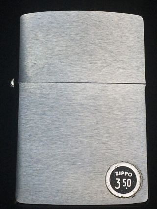 Vintage Zippo Lighter Rare Early W/sticker