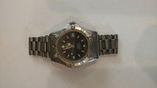 Ladies Tag Heuer 2000 Ss 200m Professional Watch - Black Dial