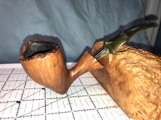 Pipe Lon Freehand Estate Pipe Hand Made In Denmark By Preben Holm Very Good