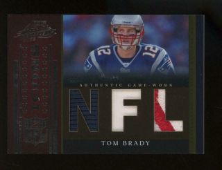 2006 Absolute Memorabilia Icons Tom Brady 24/25 Game Patch Jersey