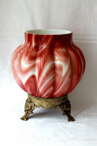 Antique Art Nouveau Loetz Carneol Marmoriertes Large Vase C 1889