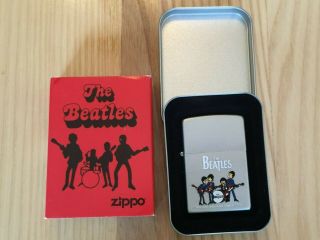 2006 Zippo Lighter The Beatles From Cartoon 