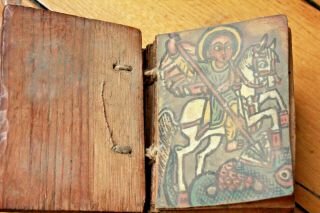 c1700 c1800 ETHIOPIAN Coptic BIBLE GE ' EZ Manuscript ANTIQUE Handwritten Vellum 3