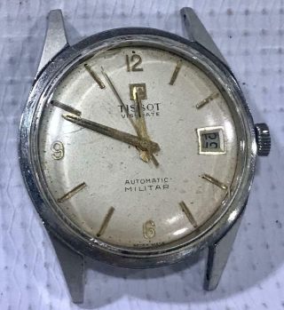 Tissot Militar Cal.  784 Automatic Visodate Date Calendar T12 Vintage Watch Rare