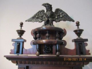 Antique Gustav Becker Vienna Regulator Clock with Grand Sonnerie Chimes - - 1895 3