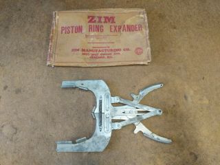 Vintage Zim Piston Ring Expander Tool - Made In Usa