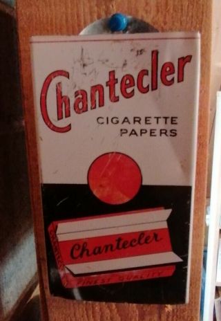 Chantecler Cigarette Paper Dispenser Tin Tobacco Cigar