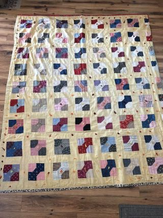 Extremely Rare Stunning Antique Vintage Quilt Hand Stitched