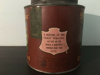 Vintage empty Blue Boar tobacco tin - antique - advertising 2