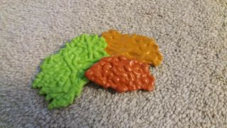 Vintage 1987 Fisher Price Fun With Food Taco Fixings Cheese Meat Lettuce Play