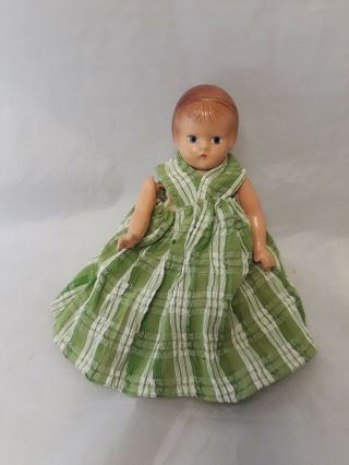 Vintage Effanbee Wee Patsy Composition Doll 6 " Tall
