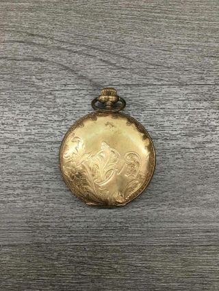 Vintage Elgin Rose Gold Pocket Watch - For Repair