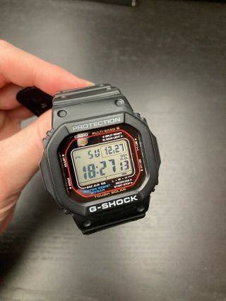 Casio G - Shock Gwm5610 - 1 Solar Sport Wrist Watch For Men—used/good