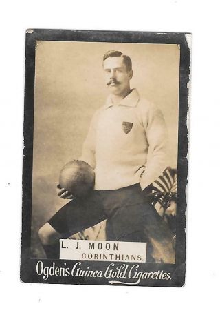 Ogdens Guinea Gold Football " Base M " L Moon (corinthians)