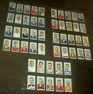 1936 Ogdens Football Club Captains Full Set Of 50 Cigarette Cards Dixie Dean Exc