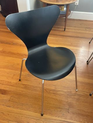 Set Of 4 Arne Jacobsen Fritz Hansen Model Series 7 Chairs - 1993 - Made In Denmark