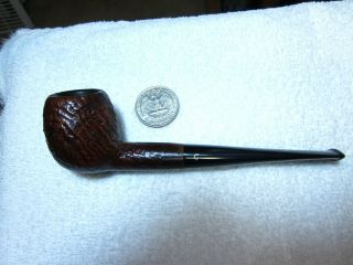 Comoy  S Vintage Sandblast Estate Pipe.  Cleaned & Ready To Smoke
