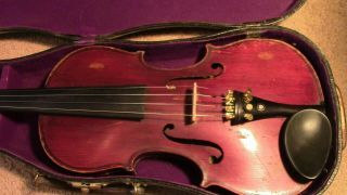Violin 4/4 Fiddle Old Antique Vintage Josef Guarnerius