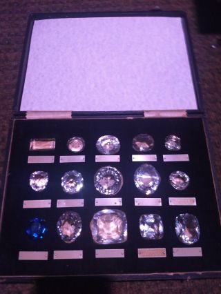 1910 Antique Historical Diamonds Set 15 Jewelers Replicas 1 Or 7 Of 100 - Hope