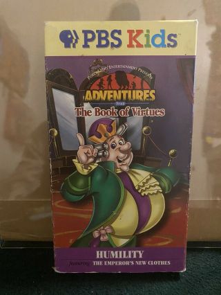 Adventures From The Book Of Virtues Humility Pbs For Kids Vintage Vhs