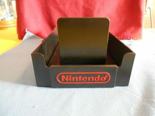 Vintage Nintendo Spring Fed Game Holder Storage Rack Black