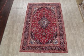 Traditional Floral Oriental Area Rug Wool Hand - Knotted Home Decor Carpet 7x9 2