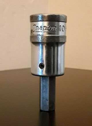 Vintage Snap On Tools - 10mm Hex (sam10a) 1/2 Dr.  Socket
