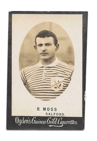 Ogdens Guinea Gold Football " Base M " Moss (salford))