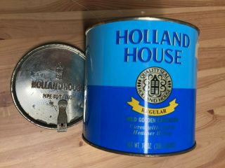 Vintage Holland House - Mild Golden Cavendish 14oz Regular Pipe Tobacco Tin Can