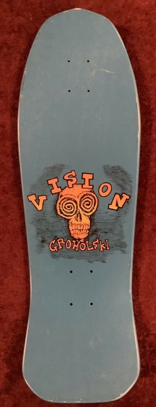 nos vintage 1988 Tom Groholski Vision skateboard deck 4