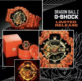 Casio G - Shock Ga110jdb - 1a4 Dragon Ball Z Limited (ship From Us)