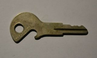Vintage Key,  Independent Lock Co.  Fitchburg Mass. ,  Bottle Opener Key P1172 2